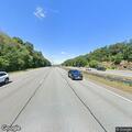 Disabled vehicle in hazardous spot on I-93 south