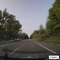 Truck and trailer blocking view on Route 54