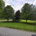 Tree blocking roadway on Stanley Roseboom Road