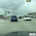 Cars racing and weaving on M-59 near Van Dyke