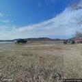 Fishing boat stuck on sandbar on Mississippi River