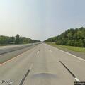 Metal pole blocking center lane near Exit 24