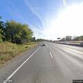 Pedestrians walking in wrong lane on I-90