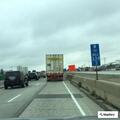 Multiple vehicles stopped on I-41 on-ramp shoulder
