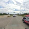 Stalled car out of gas on Humes Road eastbound lane