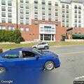 Officers check red jeep near Hilton in Troy