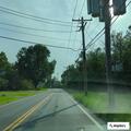 Fire crew checks low wire on Van Antwerp Road