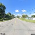 Utility pole damaged on Main Street