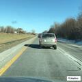 Injured deer on Route 400 entrance ramp shoulder