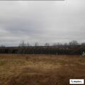 Pedestrian walking on highway carrying a flag