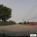 Car and deer collision on State Route 64