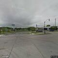 Two-car crash with airbag deployment on Broadway