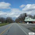 Traffic stop in front of funeral home