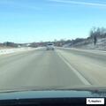 Car hits median on I-43 near Big Bend Drive