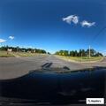 Reckless white van driving on Lake Michigan Drive