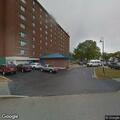 Fire crew checks open elevator line at high-rise