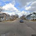 Traffic stop with lane blocked for pedestrian