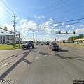Traffic stop on black Nissan Versa