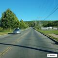 Traffic stop on dark sedan in Herkimer