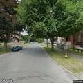 Road partially blocked by wires on North Main Street