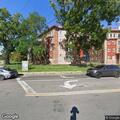 Low wires block parking lot entrance on West Onondaga