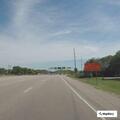 Police chase and crash involving blue Nissan sedan