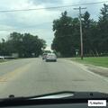 Traffic stop on white Lexus on North Avenue