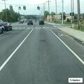 Fight at gas station involving fleeing car