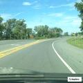 Vehicle in ditch on Carrier Circle I-90 ramp