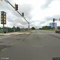Missing manhole cover creating road hazard
