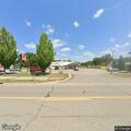Car hits deer near hardware store parking lot