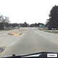 Traffic stop at Wisconsin Avenue roundabout