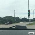 Traffic stop involving black Tesla on County Line Road