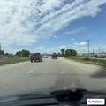 Welfare check for woman and children walking on highway