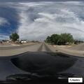 Traffic stop involving white Mercedes and sports car