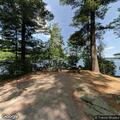 Male with fish hook stuck in finger at campground