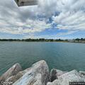 Two swimmers struggle north of Lexington harbor, safe