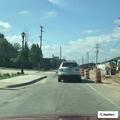 Reckless gray pickup swerving on Commerce Street