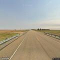 Vehicle with flat tire on Highway 44