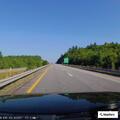 Deer in high-speed lane on I-89 southbound