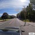 Traffic check on white Volvo in Alfred