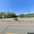 Camper illegally left at Hartland park-and-ride