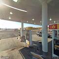 Stalled car pushed to gas station on Highway 20