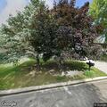 Man in electric wheelchair with plugged catheter at Larson Ave