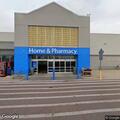 Car hits pole at Worthington Walmart lot