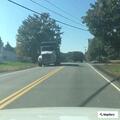 Disabled vehicle on County Road in Gorham