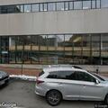 Cyclist struck by car near public library