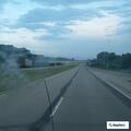 Single vehicle off road on I-90 near rest areas