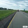 Gold Jeep flees after collision on I-90 near Alexandria