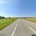 Dead deer blocking lane on US-127 near Rosebush